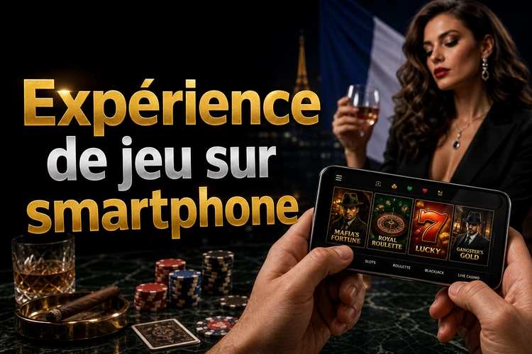 Expérience de jeu sur smartphone