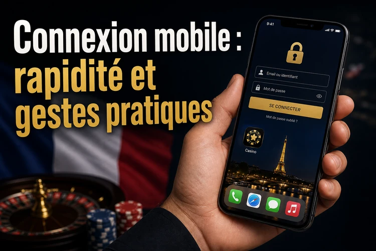 Connexion mobile : rapidité et gestes pratiques